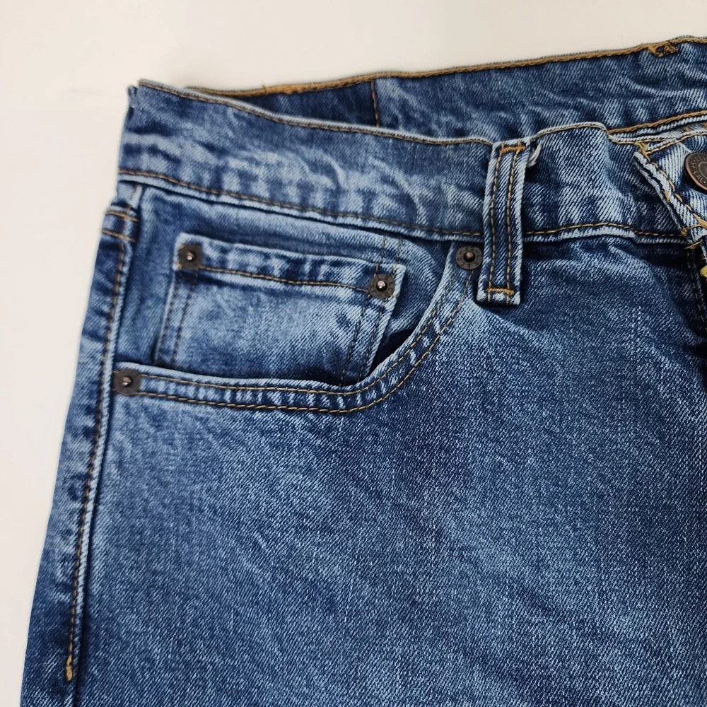 Levi's 505 Jeans Men 32X31  Blue Denim Straight Fit Outdoor Work Pants Tag 33x32